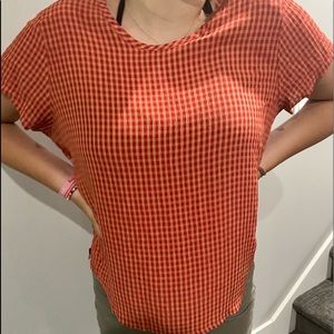Flax Red/Orange Blouse